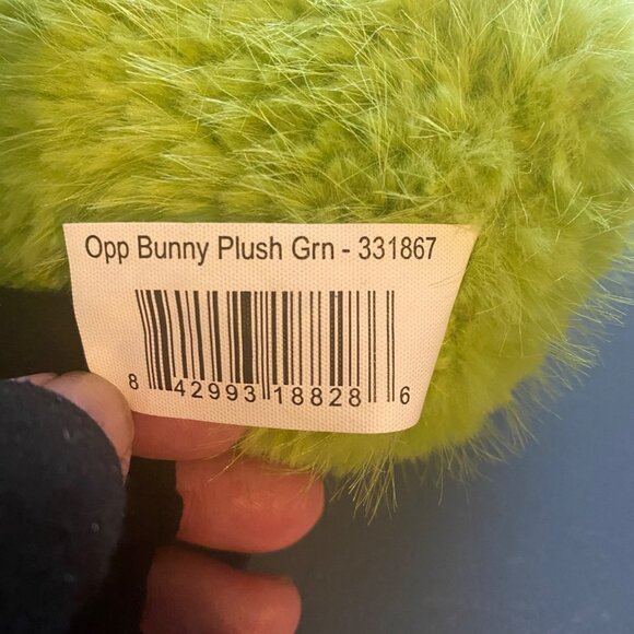 Walmart Plush Bunny Toys Soft Easter Bunny Dolls Lot of 2 Yellow Green 7.5" - Picture 8 of 9